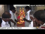 ADMK cadre break 1000 coconuts in Thiruvannamalai temple for Jayalalithaa's well being