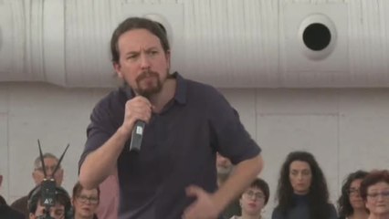 Pablo Iglesias: "Votar a Pedro Sánchez no es una garantía"