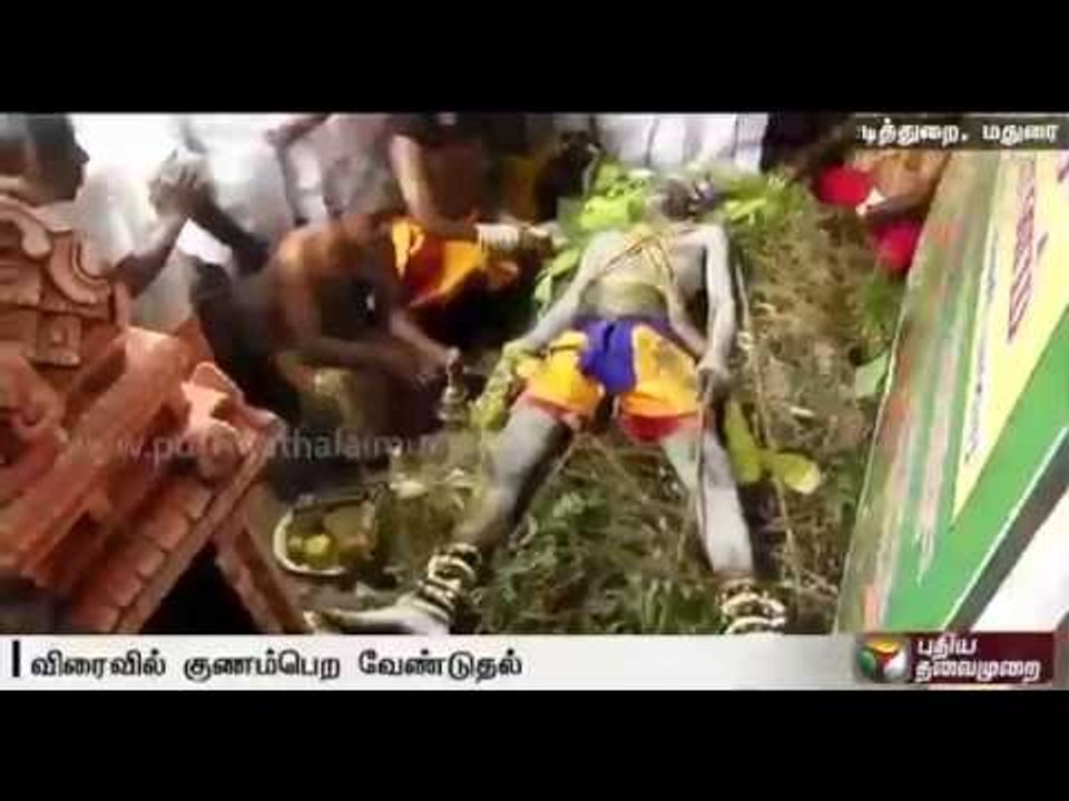 ADMK cadre to rest on bed of thorns for 24 hours for the CM's recovery