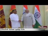 Srilankan President Sirisena expresses desire to find a lasting solution to the fishermen  issue