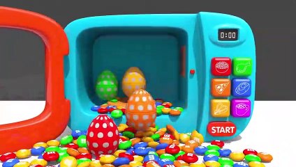 Learn Colors with Bunny Mold and Blender Toy Squishy Ball Nursery Rhymes for Kids Children