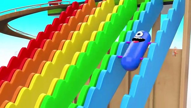 Learn Colors for Children with Baby Game Play Wooden Toy Funny Clown Tumbling 3D Kids Educational