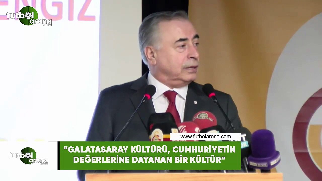 Mustafa Cengiz: "Galatasaray kültürü, cumhuriye...
