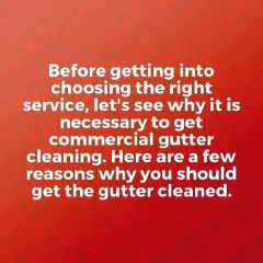 Commercial Gutter Cleaning Service