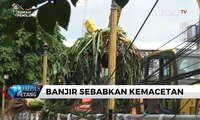 Sampah Banjir Ciliwung Masuk ke Pemukiman