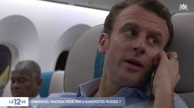 Macron piégé par deux humoristes russes? - ZAPPING ACTU HEBDO DU 27/04/2019