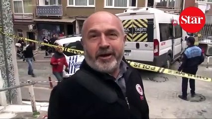 Beşiktaş’ta feci kaza...Freni patlayan servis minibüsü apartmana daldı