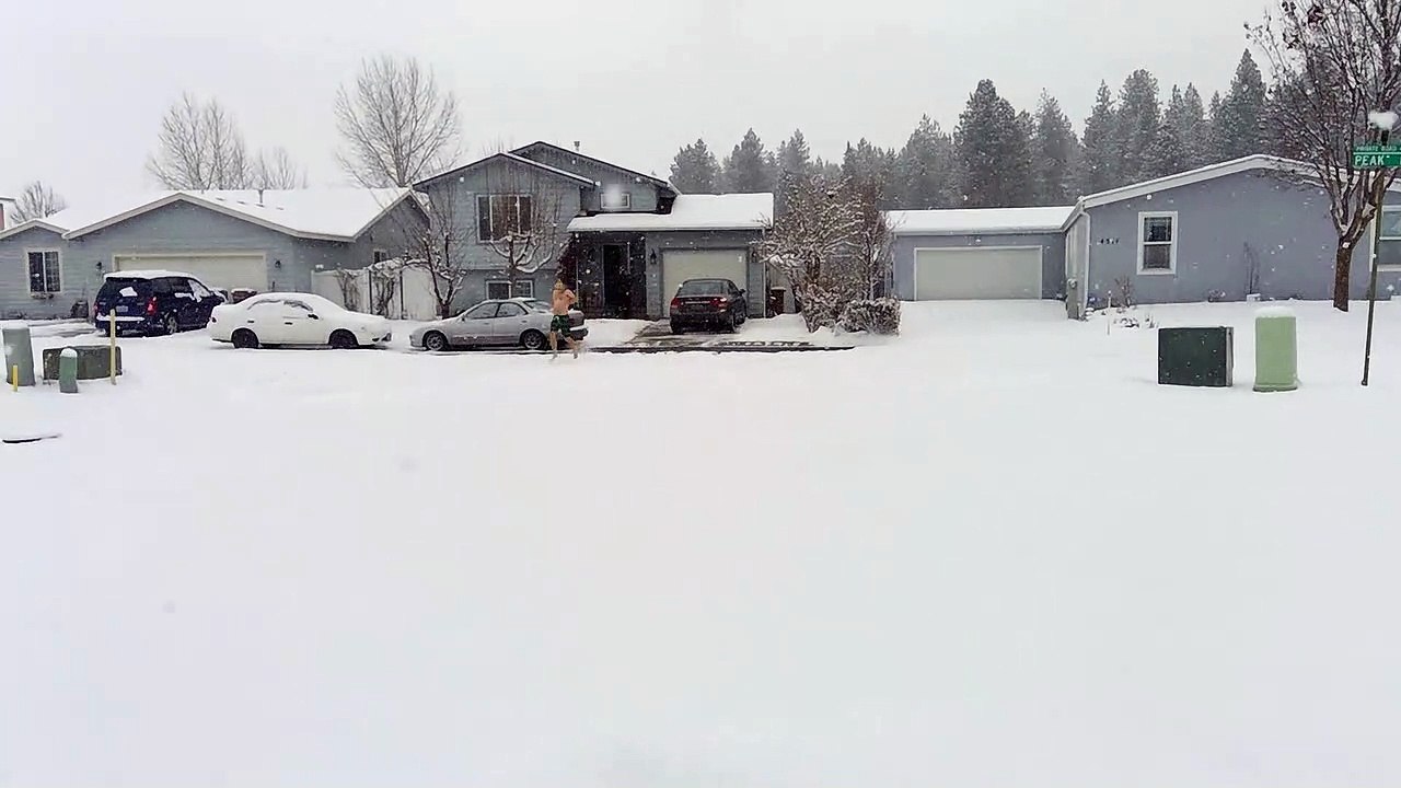Post Gym Snow Swim