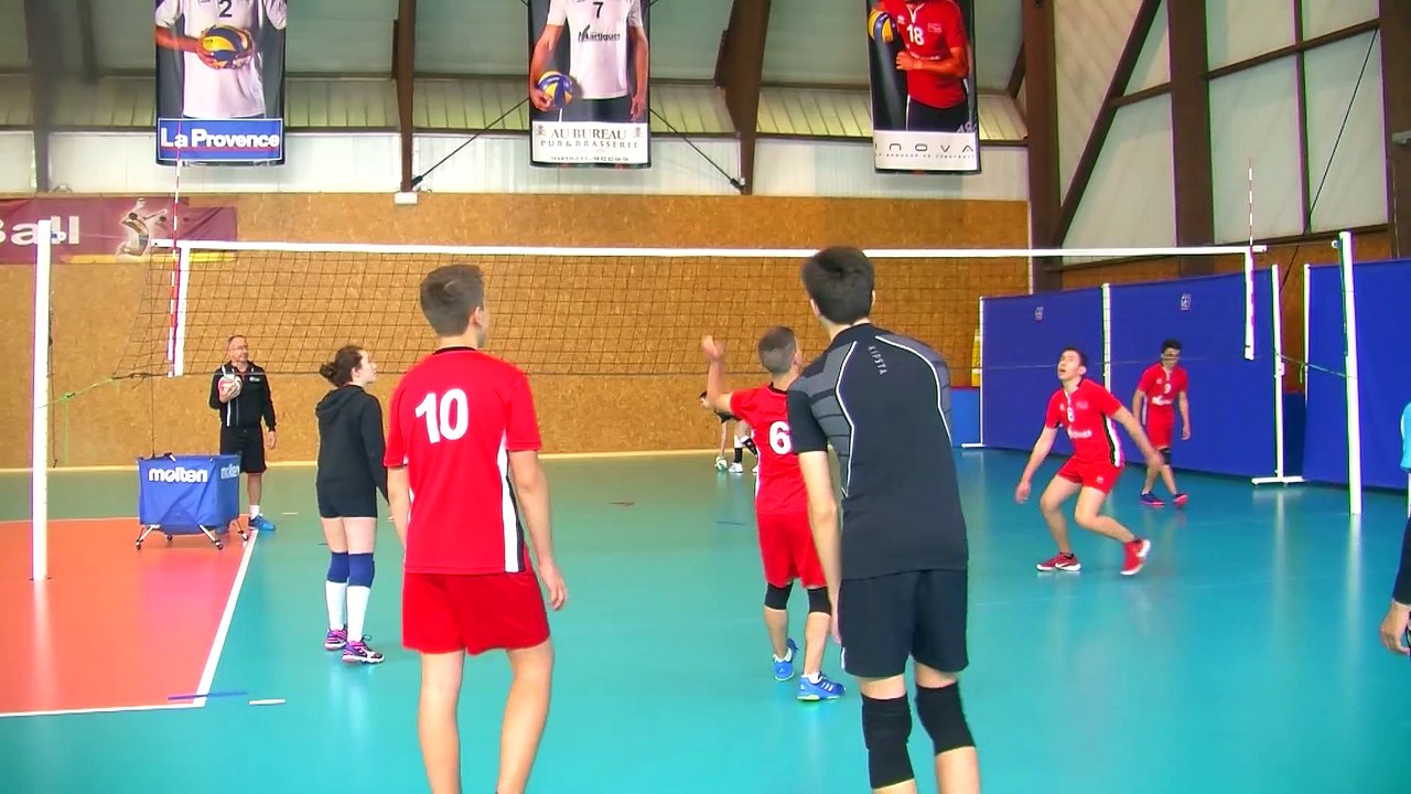 Stage du Martigues Volley-Ball et interview de Théo Rodriguez