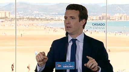 Casado apela a los "simpatizantes" de Vox y Cs