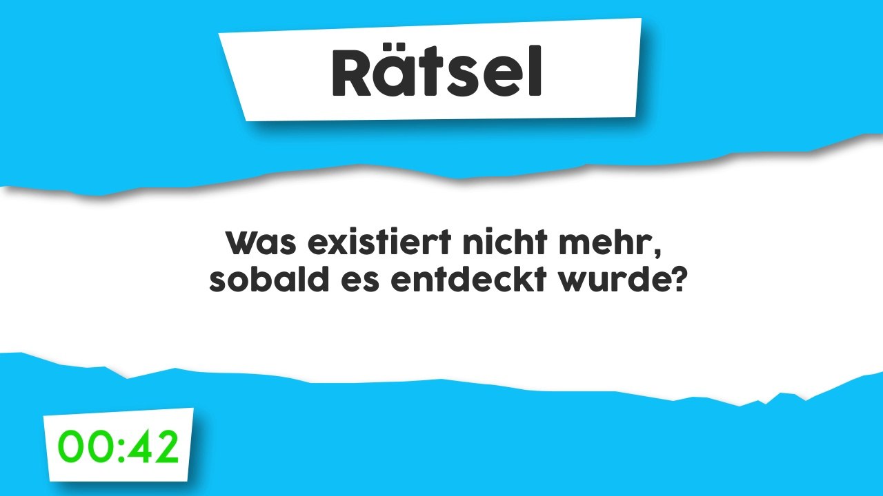 Rätsel : entdeckt