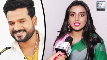 Ritesh Pandey के साथ अपनी फिल्म पर Akshara Singh ने क्या कहा ?