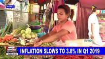 Inflation slows to 3.8% in Q1 2019