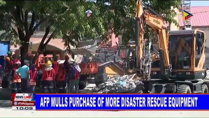 AFP mulls purchase of more disaster rescue equipment