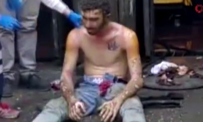 Bursa'daki patlama anı kamerada!