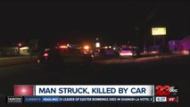 Man walking outside of crosswalk hit, killed by pickup truck