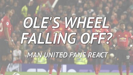 Ole's wheel falling off? Man United fans react