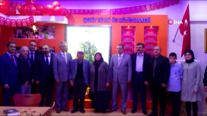 Şehit astsubay Öz adına kütüphane kuruldu