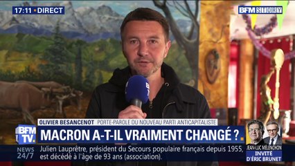 Annonces d’Emmanuel Macron: "Sur le fond, il n’y a rien", Olivier Besancenot