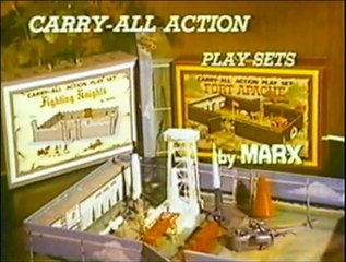 Carry All Action Play Sets - Marx