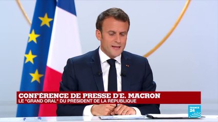 Les réactions aux annonces d'E. Macron