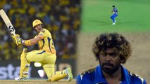 IPL 2019 CSK vs MI: Shane Watson departs early in chase, Lasith Malinga Strikes | वनइंडिया हिंदी