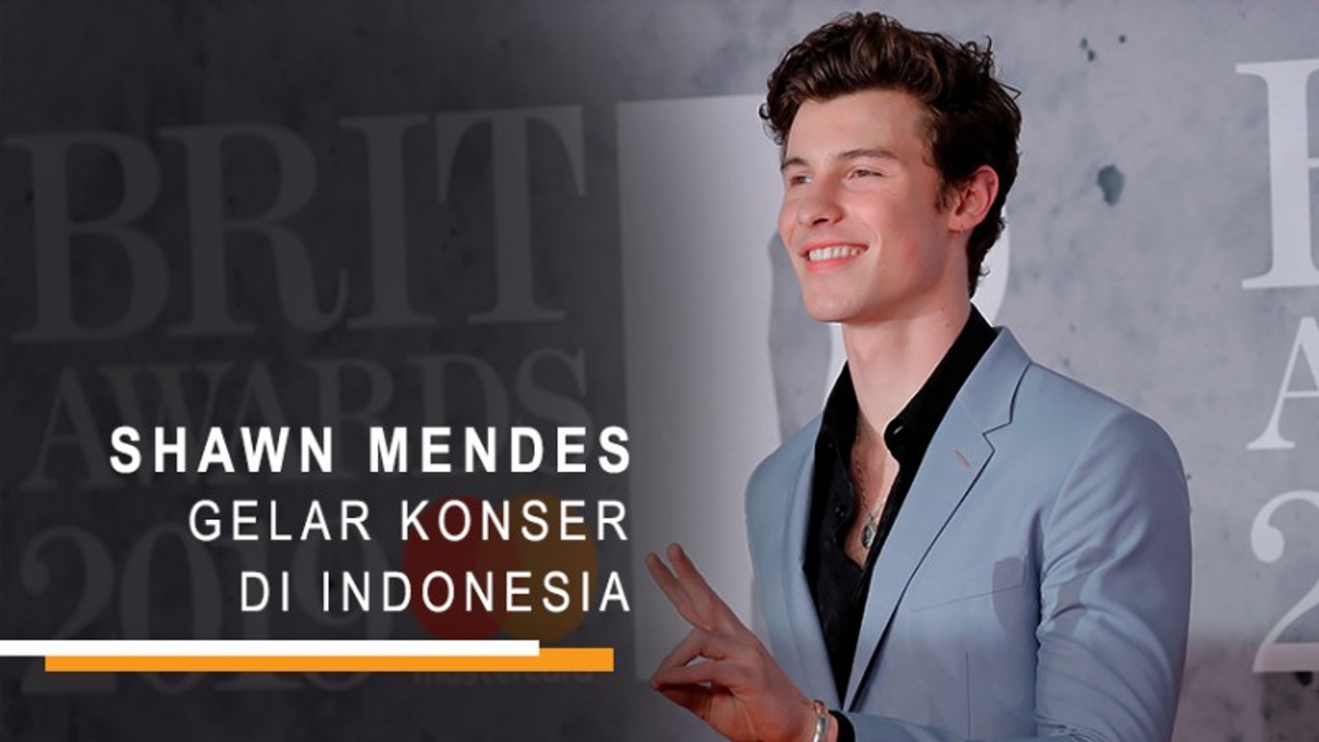 ⁣Shawn Mendes Gelar Konser di Indonesia