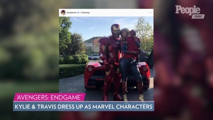 Avengers Assemble! Kylie Jenner and Travis Scott Dress Up as Iron Man and Captain Marvel