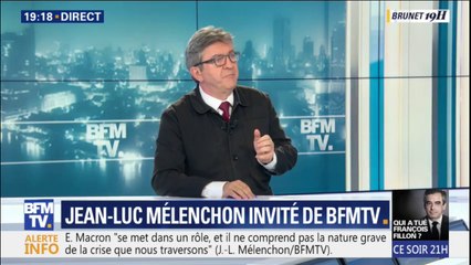 Jean-Luc Mélenchon: "Je suis partisan de l'impôt universel qui se pratique déjà aux États-Unis"