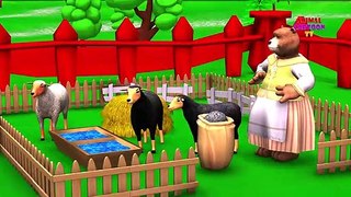 Baa Baa Black Sheep Nursery Rhyme at Farm for Kids - Animal Cartoon TV Nursery Songs