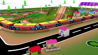 POWER TRAIN CARTOON - Toy Factory Train and Cars for Kids - Cartoon Kids Videos for Kids