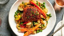 How to Make Chicken Thighs with Spring Vegetables