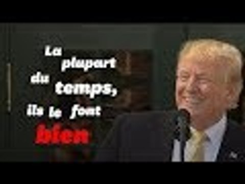 Donald Trump aime la presse (mais seulement pour un discours)