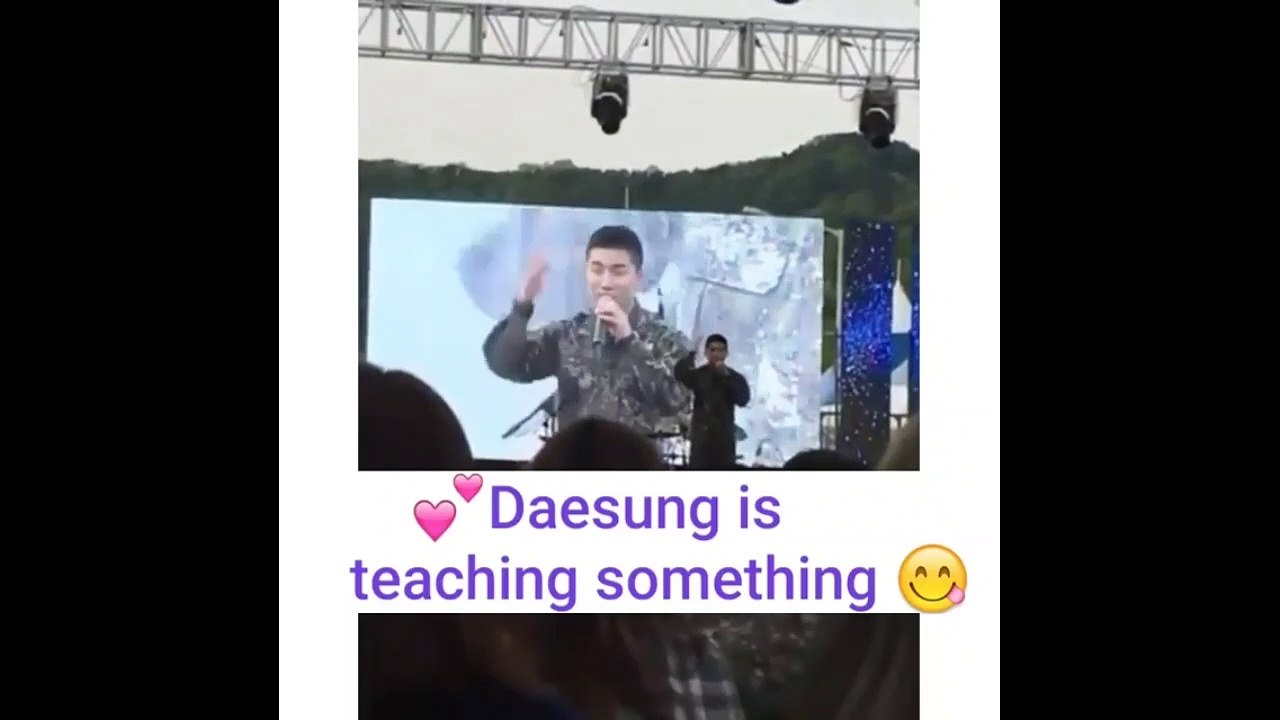 BIGBANG DAESUNG AND TAEYANG LOOKING SUPER HAPPY TOGETHER ON FESTIVAL DAY 2