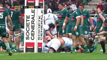 Pau / Racing 92 : L'essai de Palu face à Pau
