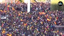 Vox reúne a 20.000 seguidores en Colón en su último acto antes de que España vaya a las urnas