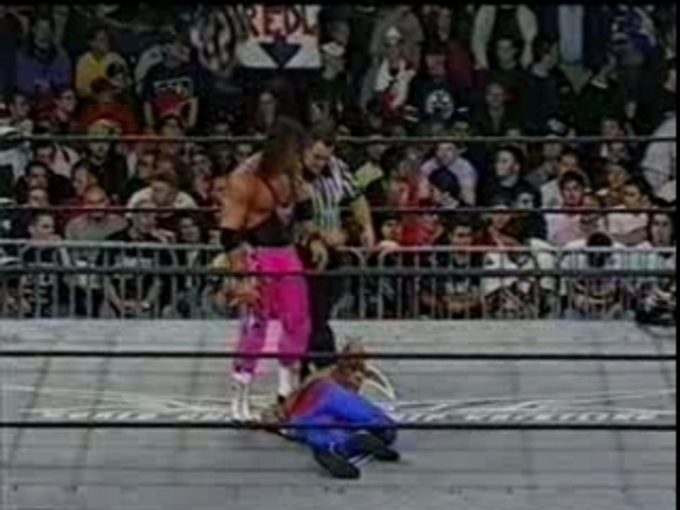 Chris Benoit VS Bret Hart, WCW Mahyem 1999, Part2.