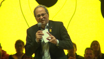 Torra insta a plantar cara al PSOE que no ha pedido perdón por el 155