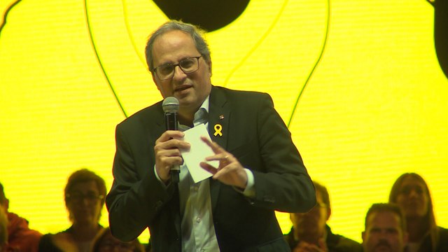 Torra insta a plantar cara al PSOE que no ha pedido perdón por el 155