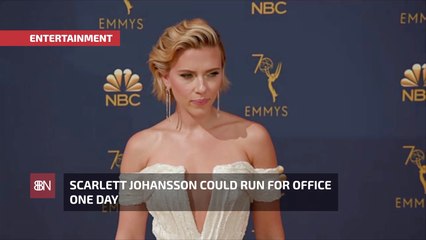 Does Scarlett Johansson Have A Political Future