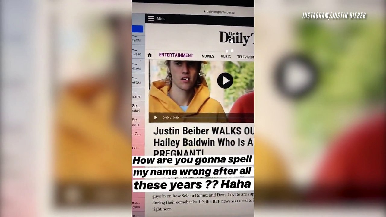 Justin Bieber Shuts Down Pregnancy Rumors