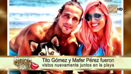 Tito Gómez y Mafer Pérez ¿En una relación?