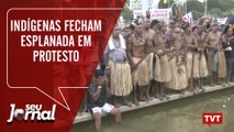 Indígenas fecham Esplanada em protesto por demarcação de terras