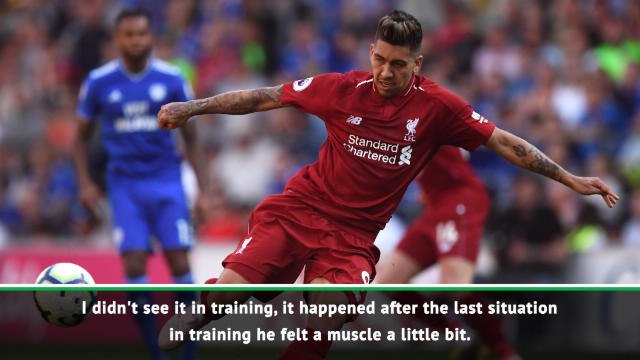 Firmino 'likely' to face Barcelona - Klopp