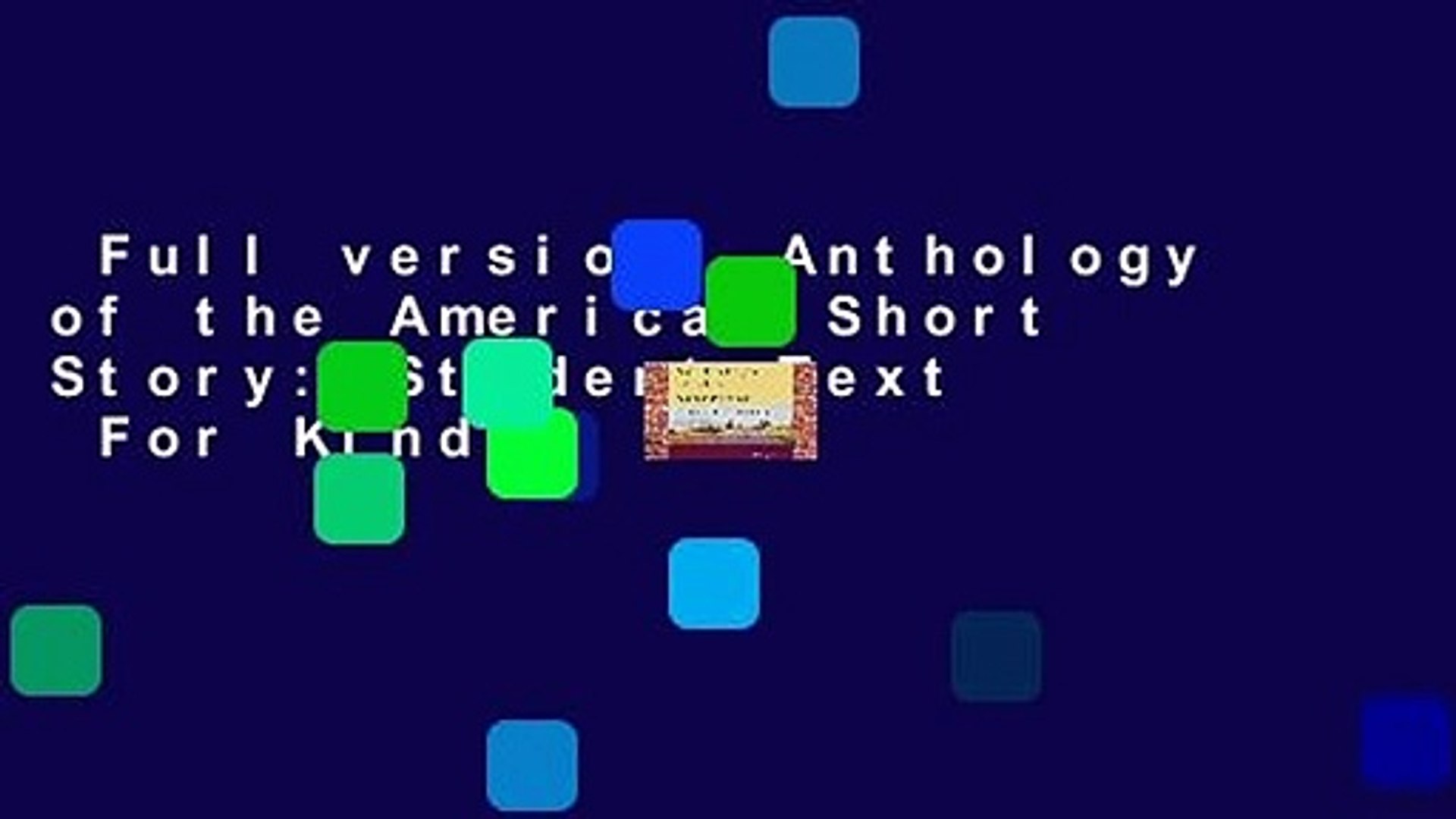 ⁣Full version  Anthology of the American Short Story: Student Text  For Kindle