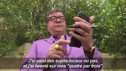 Michel-Ange, pro "gilets jaunes" qui commente l'actualité en XXL