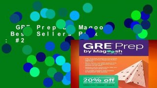 GRE Prep by Magoosh  Best Sellers Rank : #2
