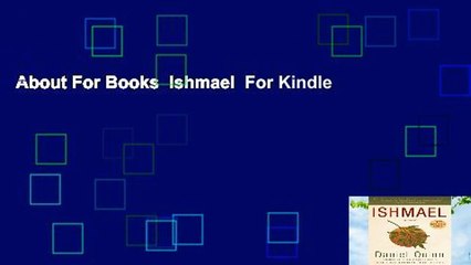 About For Books  Ishmael  For Kindle