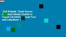 Full E-book  Chart Sense: Common Sense Charts to Teach 3-8 Informational Text and Literature  For