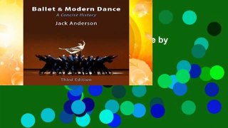 [GIFT IDEAS] Ballet   Modern Dance by Jack Anderson